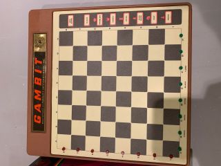 RARE Gambit Voice Chess Challenger Computer 6095 Fidelity International 1985 Vtg 3