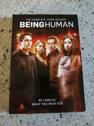 Being Human Us Season 3 Dvd Set 4 Disc Very Rare Oop