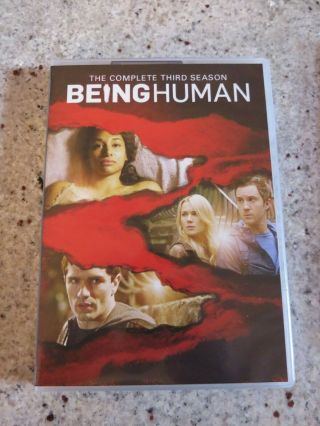 BEING HUMAN US SEASON 3 DVD SET 4 DISC VERY RARE OOP 3