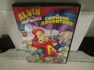 Alvin And The Chipmunks: The Chipmunk Adventure Dvd & Cd Combo Rare