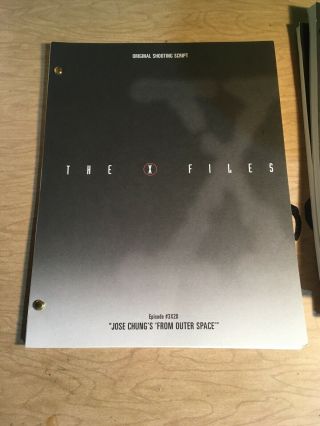 2 Vintage The X - Files Authorized Shooting Script: 3x20 And 4x20 Rare