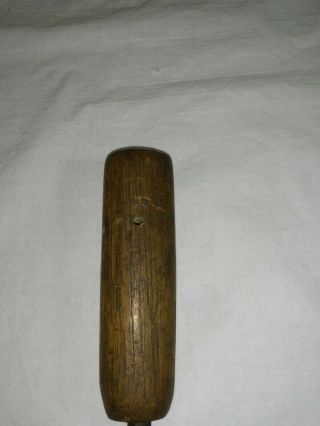Antique Tool VTG Hand Forged Wood Handle Slotted/Straight Screwdriver 19 1/4” 2