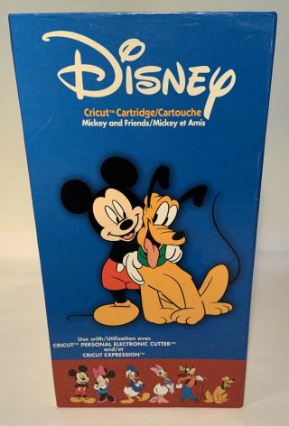 Cricut Cartridge Mickey And Friends 29 - 0382 Disney Unlinked Complete Rare
