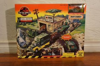 The Lost World Jurassic Park Matchbox Site B Fuel Depot Vintage1996 Playset