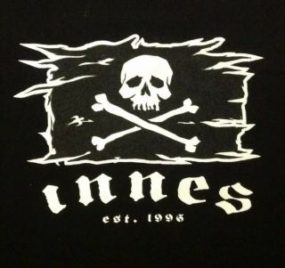 Euc / Vintage Innes Jolly Roger Extra Large T - Shirt Xl Hensley / Made In The Usa