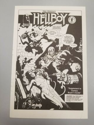 Comic Buyers Guide Supplement Mike Mignola 