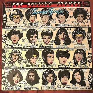 Rolling Stones Some Girls 1978 Banned Cover Uk Import Stereo Lp Vg,  Vinyl Rare