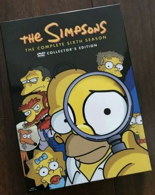 The Simpsons - Season 6 (dvd,  2009,  4 - Disc Set) Rare Edition