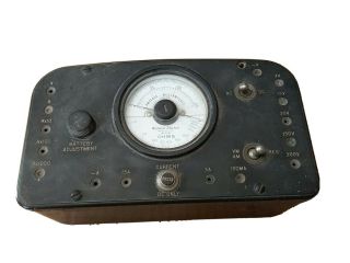 Vintage Western Electric Portable Volt Ohms Amperes Milliamp Meter D - 166852 Rare