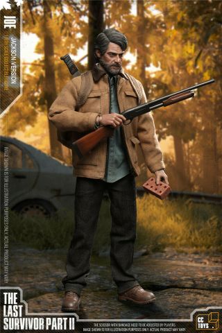 Cctoys 1:6 The Last Of Us 2 Joe 12 " Male Solider Figure Collectible W/guitar