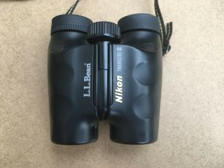 Nikon Travelite Iii 8x23 6.  3 Degree Ll Bean Binoculars With Case Rare