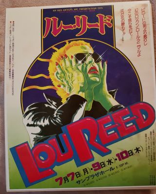 Lou Reed - Rare 8x10 Prints & Poster From Rca/arista Box Set Velvet Underground