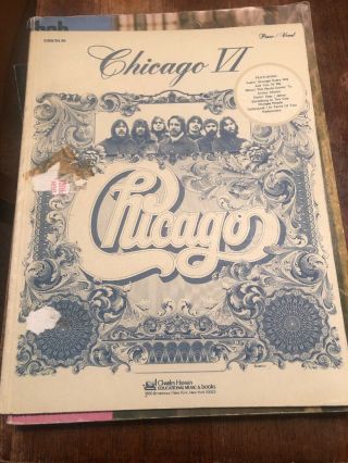 1973 Chicago Vi Song Book Vintage Sheet Music 56 Pages