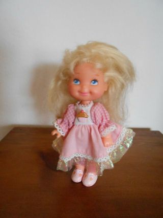 Vintage Mattel Cherry Merry Muffin 6.  5 " Doll " Cupcake " 1988