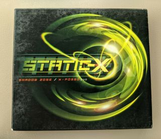 Rare Static - X Shadow Zone / X - Posed (cd,  Dvd 2003 Warner Bros) Metal Usa Seller