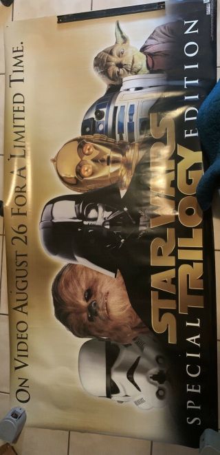Theater Sized Star Wars Movie Poster Rare