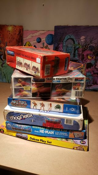 Vintage Masters Of The Universe Model Kits Playsets And Board Games He - Man Motu