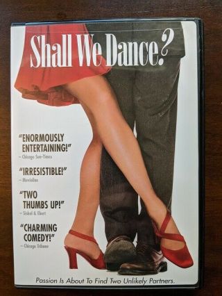 Shall We Dance Dvd Out Of Print Rare Miramax Romantic Comedy Oop