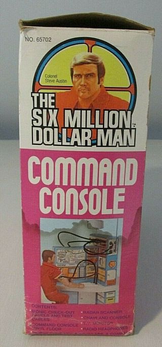 Six Million Dollar Man Command Console 1977 - Complete 2