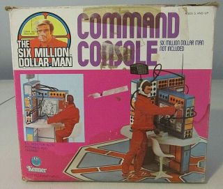 Six Million Dollar Man Command Console 1977 - Complete 3