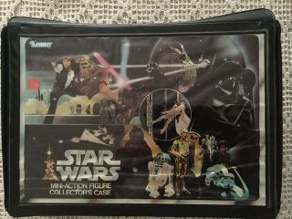 Kenner 1977 Star Wars Mini - Action Figures Collectors Case,  12 Figures Dated 1977