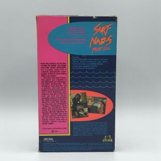 Surf Nazis Must Die.  RARE Cult VHS Tape.  Troma Media 1987.  &. 2