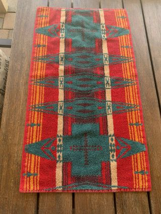Rare Collectible Vintage Ralph Lauren Southwest Hand Towel Red/turquoise/tan