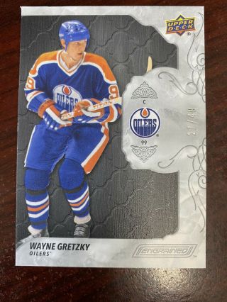 2019/20 Engrained Wayne Gretzky Base Card 2149 Sp Rare The Great One