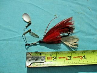 SHANNON TWIN SPIN - VINTAGE 1950 ' S LURE - MFG ' D BY W.  J.  JAMISON CO. 2