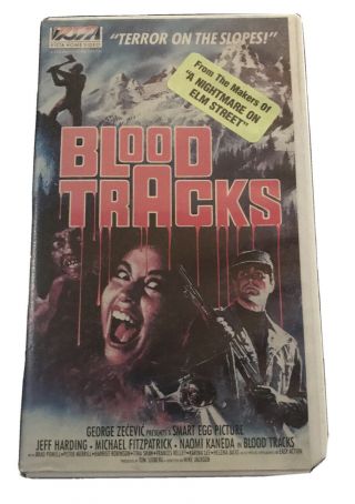 Blood Tracks Vhs Horror Slasher Gore Rare