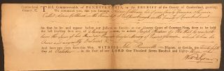 1783 Revolutionary War Era Colonial Document,  Pennsylvania Money,  Pioneers,  Rare