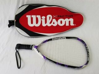 Wilson K Factor Rx175 Racquetball Racquet Racket K Zone With Bag Rare