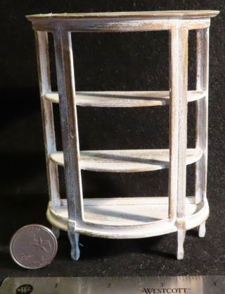 Display Shelf Antiqued From Millinery 1:12 Scale Dollhouse Miniature 9250