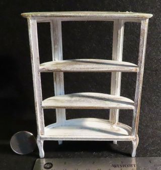 Display Shelf Antiqued from Millinery 1:12 Scale Dollhouse Miniature 9250 3