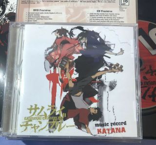 Samurai Champloo - Vol.  1 (dvd,  2005) 1 - 4 Combo Pack Soundtrack Cd Rare Katana