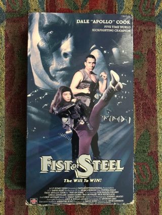 Fist Of Steel Vhs - Rare Horror Cult Gore Action Sleaze Aip Post Apocalyptic Htf