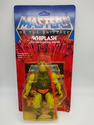 Vintage 1983 “whiplash “ He Man Masters Of The Universe Motu Figure Moc