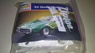 Revell 1969 Shelby Ford Mustang Model Kit 1:25 Scale 85 - 2545,  No Box,  Unstarted