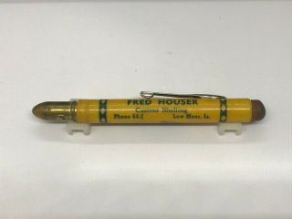 Antique Advertising Bullet Pencil - 1920 
