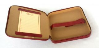 Vintage 1960’s Red Vinyl Record Carrying Case for 7 