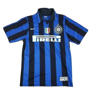 Nike Inter Milan Soccer Jersey 100th Anniversary Sz Xl 1908 - 2008 Cruz Rare