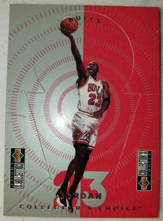 1997 - 98 UD Collector ' s Choice Michael Jordan ' Miniatures ' Rare Insert M30 2
