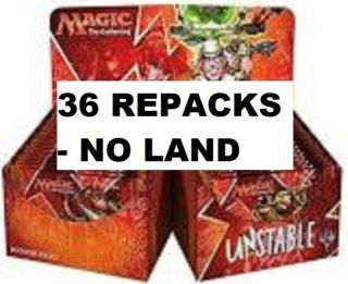 Unstable Magic:gathering Repack 36 Pack Booster Box W/rares,  Foils &2 Mythic