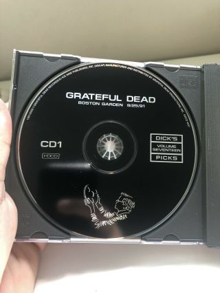 Grateful Dead: Dick ' s Picks Vol.  17,  Boston Garden 9/25/91 3 CD’s,  Rare & OOP 3