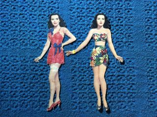 Hedy Lamarr Paper Doll/merrill 3482/year1942/cut