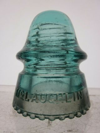 Vnm,  Baby Signal - Mclaughlin Cd160[020] Aqua Antique Glass Insulator