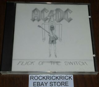 Ac/dc - Flick Of The Switch - 10 Track Rare Cd - (black Albert - 465259 2)