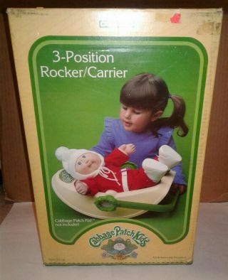 Vintage 1983 Cabbage Patch Kids 3 Position Rocker/carrier/car Seat - Nr $9.  99