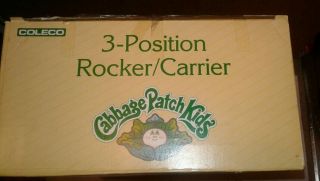 Vintage 1983 Cabbage Patch Kids 3 Position Rocker/Carrier/Car Seat - NR $9.  99 3