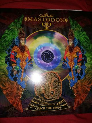 Mastodon Crack The Skye Red Splatter Vinyl Lp.  Rare Prog Metal Opeth.  Tool.